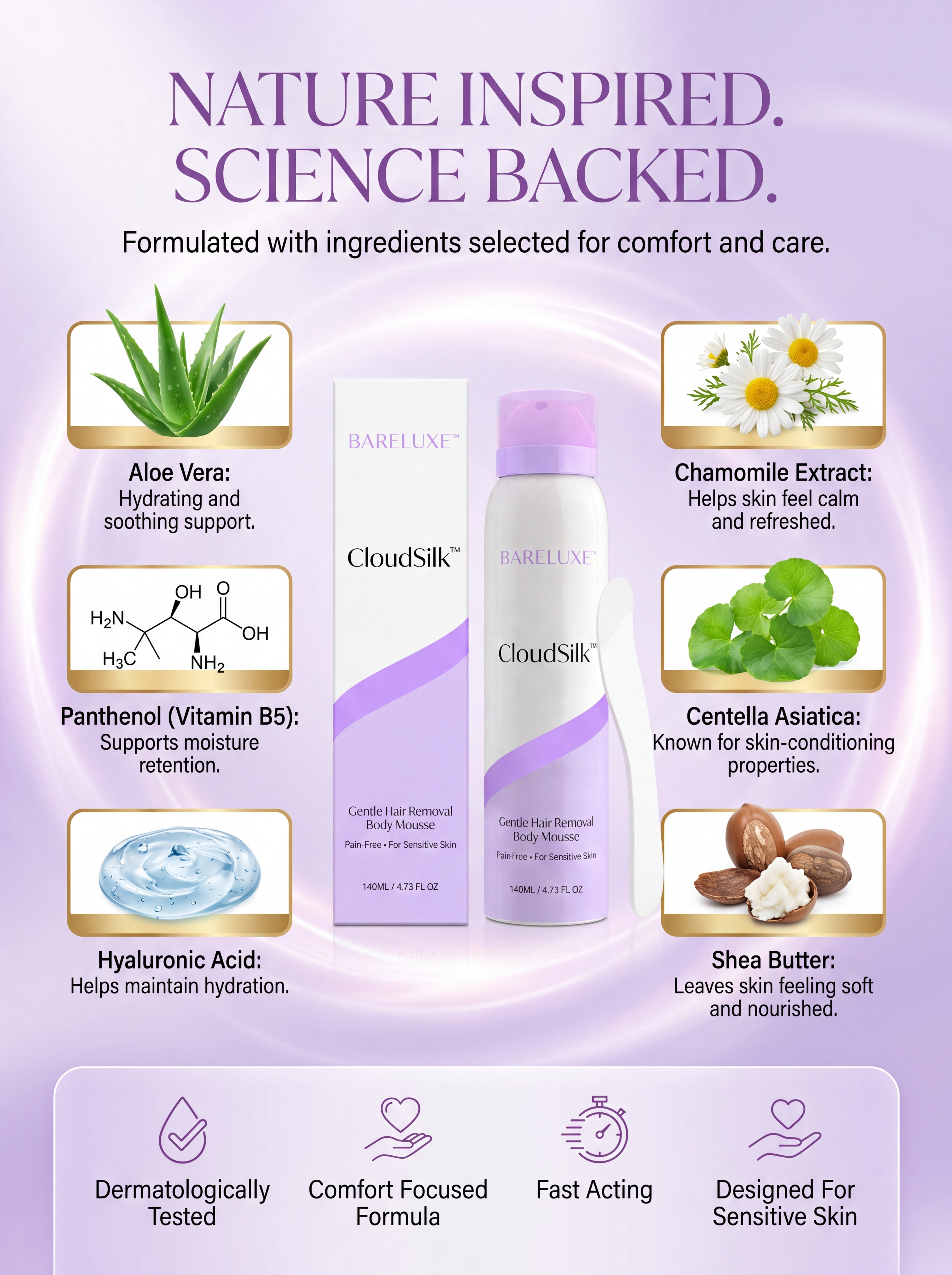 BareLuxe - Nature Inspired Science Backed Ingredients